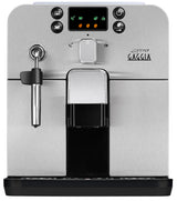 Gaggia RI9305/11 Brera - Cafetera Automática, para Espresso y Capuchino, Café en Grano o Molido, 1400 W, Plata/Negro, 100% Made in Italy