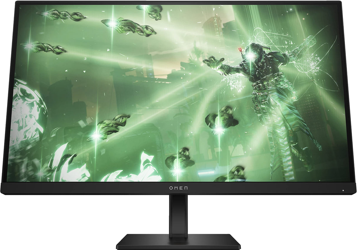 HP OMEN 27q - Pantalla para Juegos (27", 165 Hz, 1 ms, QHD, 2560 x 1440 píxeles, 16:9, antirreflejo, Altura Ajustable, HDR, AMD Freesync Premium, Altavoces Integrados)