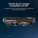 ASUS Prime GeForce RTX 5060 Ti 16GB GDDR7 OC Edition - Tarjeta gráfica preparada para SFF (PCIe 5.0, 16GB GDDR7, HDMI/DP 2.1, 2,5 Ranuras, Ventiladores Axial-Tech, Dual BIOS)
