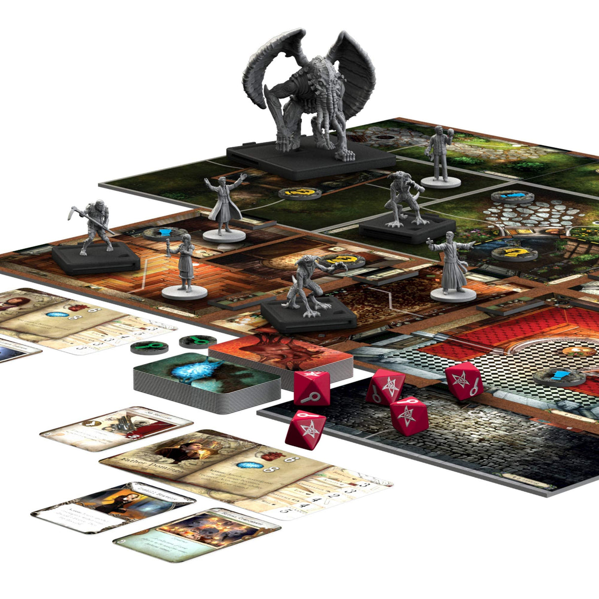 Fantasy Flight Games, Mansions of Madness Second Edition , Board Game , Ages 14+ , 1-5 Players , 120-180 Minute Playing Time