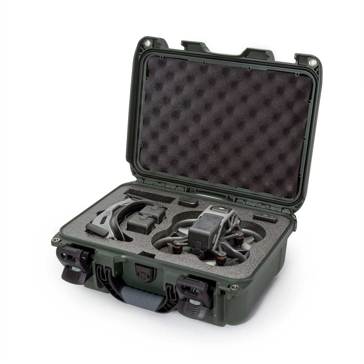 Nanuk 915 - Funda rígida Impermeable con Inserto de Espuma para dji Avata FPV, Gafas y Controlador, Color Negro, Olive, dji Avata FPV Unit, Gafas y Controlador