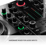 Hercules DJControl Inpulse 500 - Controladora de DJ USB de 2 decks para Serato DJ Lite y DJUCED