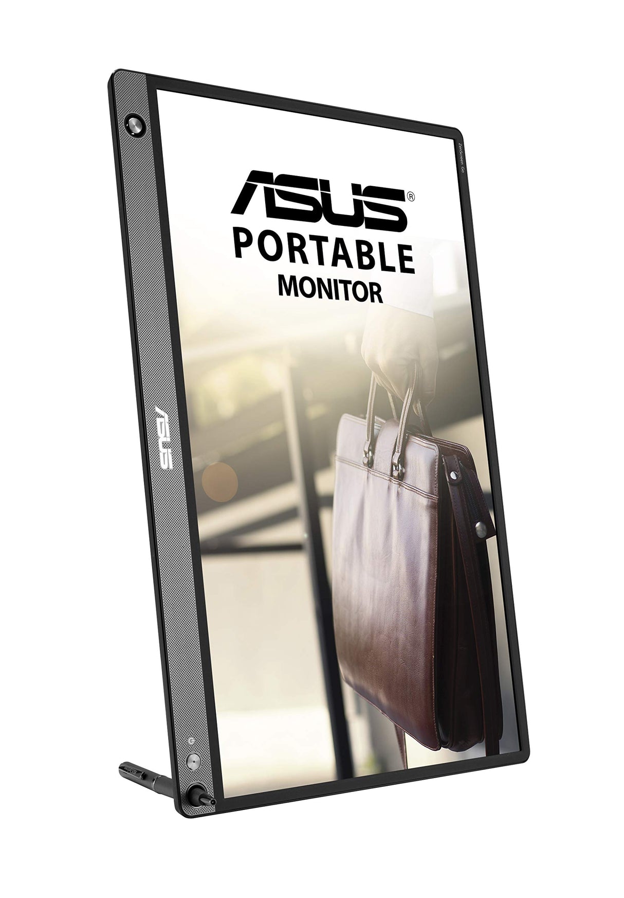 ASUS Monitor portátil inalámbrico USB ZenScreen GO MB16AWP: 15,6", IPS, USB tipo C, mini-HDMI, Batería integrada, Antiparpadeo, Luz azul de baja intensidad, Rosca para trípode. 250cd/m². Negro