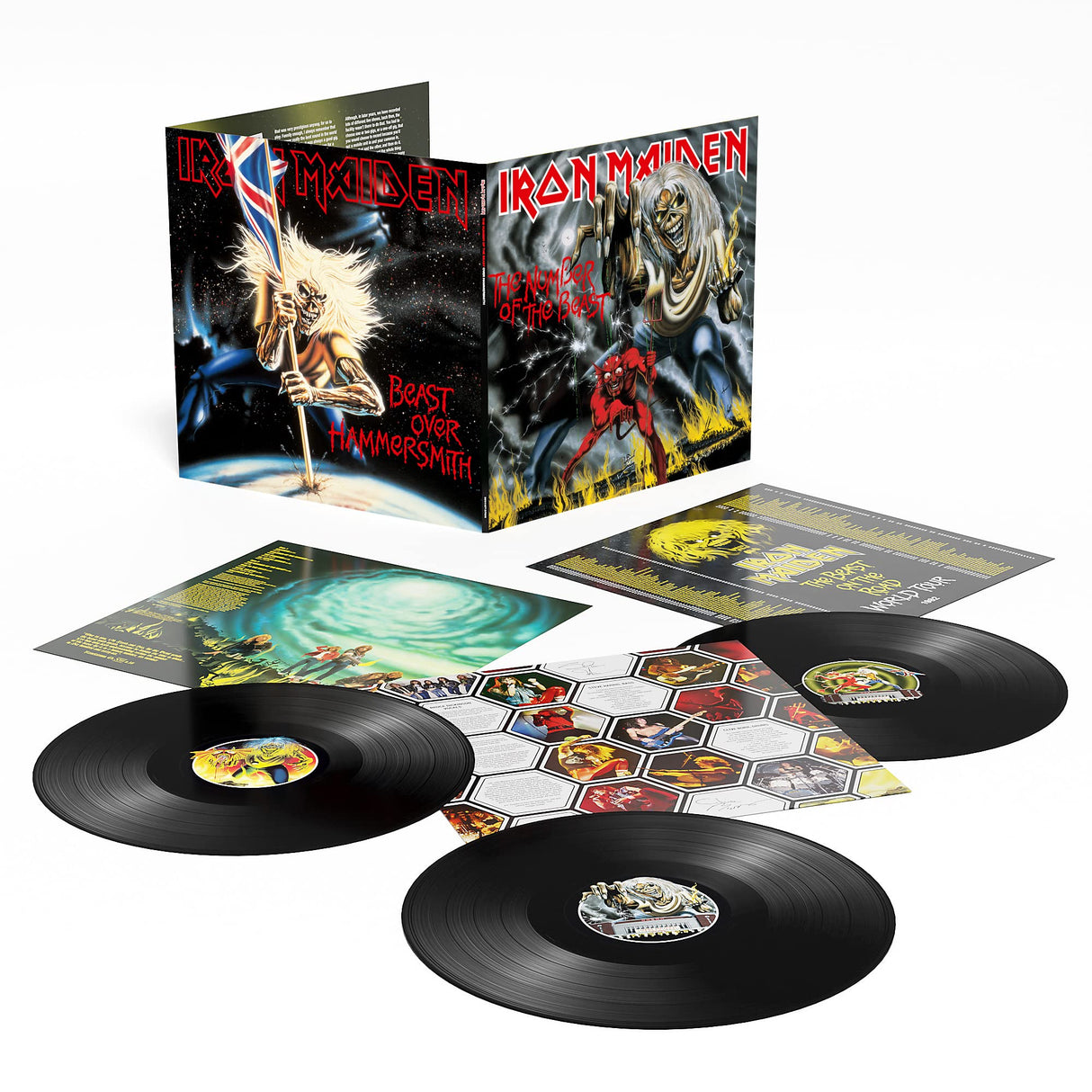 Iron Maiden - Number of the Beast + Beast Over Hammersmith (3 LP) [Vinilo]
