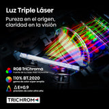 Hisense C3 - Proyector Láser TriChroma UHD 4K hasta 300", Zoom Óptico 1.0-1.3:1, 2500 Lúmenes, Contraste 2000:1, IMAX Enhanced, Dolby Vision, Movimiento 360º Horizontal, y 135º en Vertical