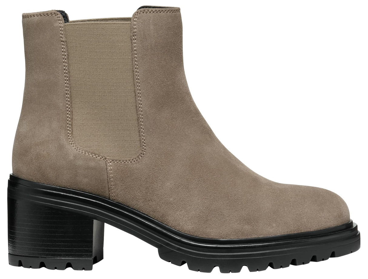 Geox D Damiana E, Bota de Tobillo Mujer, Pardo, 36 EU