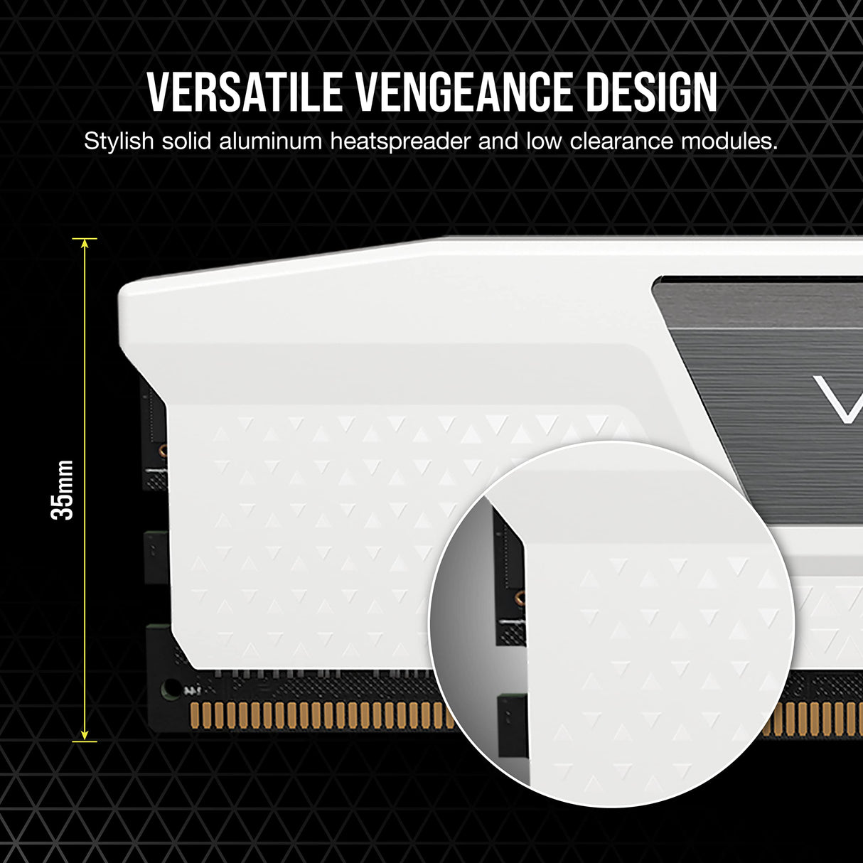 CORSAIR Vengeance DDR5 RAM 32GB (2x16GB) 5600MHz CL40 Intel XMP Kit de Memoria Compatible con iCUE - Blanco (CMK32GX5M2B5600C40W)