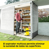 Kärcher 36 V Aspirador multiuso WD 3 Battery, aspiración en seco y húmedo, filtro de cartucho, manguera: 2 m, capacidad: 17 l, rendimiento: 300 W, compatible con batería 36 V, batería no incl.