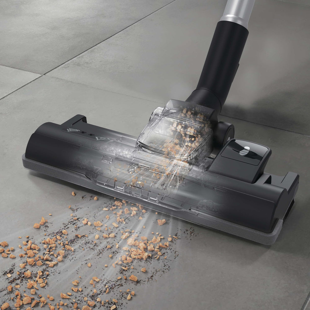 Hoover HP2 - Aspiradora sin Bolsa Potente y compacta - para alfombras y Suelos Duros - Trineo con Cable - Filtro EPA - Depósito 2,5 L - Accesorios Integrados - Radio de acción 10 m - 850 W [HP2Z10A]