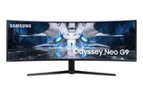 Samsung LS49AG952NUXEN - Monitor Gaming de 49" DQHD (5120x1440, VA, Quantum Mini-LED, HDMI 2.1, USB 3.0, DisplayPort, Curvo 1000R, 32:9, 240 Hz, 1ms, G-Sync, FreeSync, Auto Source Switch+), negro