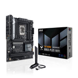 ASUS TUF Gaming B860-PLUS WiFi, Placa Base Intel ATX, 12+1+2+1 80A etapas de alimentación DrMOS, DDR5, PCIe 5.0, 3 Ranuras M.2, Wi-Fi 7, Realtek 2.5Gb Ethernet, DisplayPort, USB Tipo-C 20Gbps