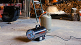 Rothenberger Industrial 1500000051 RoTurbo - Soplador con encendido piezoeléctrico, manguera y regulador, 18,2 kW, peso 5 kg