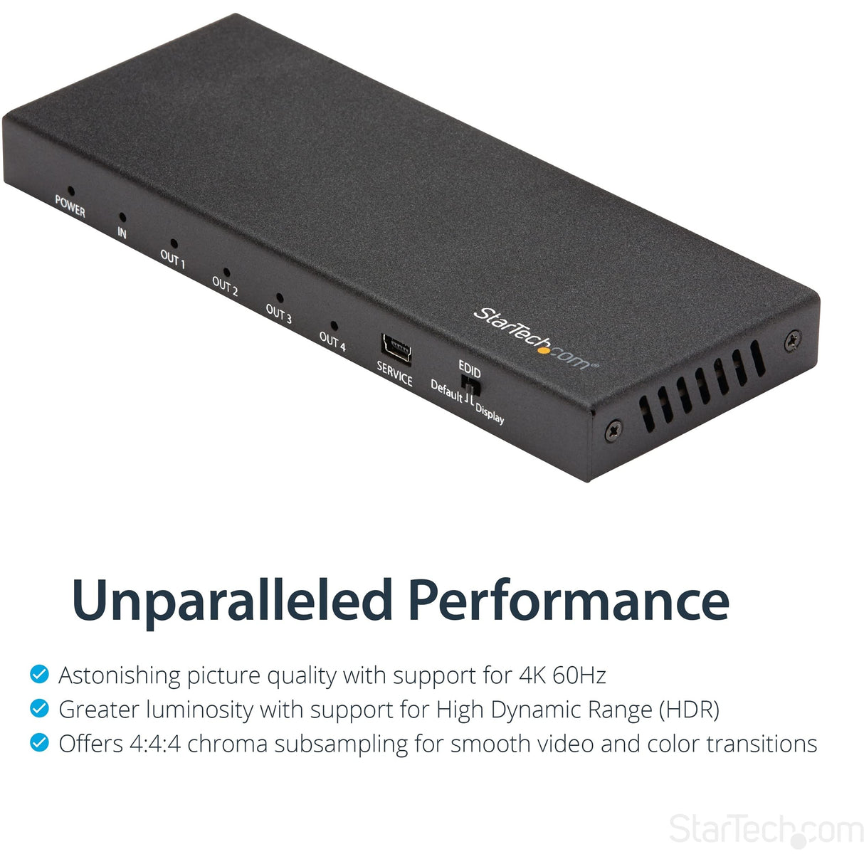StarTech.com 4-Port Hdmi Splitter - 60Hz, W128258565