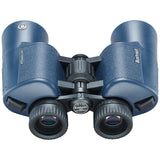 Bushnell - H2O 2 - Prismáticos 8x42 Azul Oscuro Porro - Completamente Multicoated - Impermeable/Antivaho - Oculares Twist Up - Deportes acuáticos - Náutica