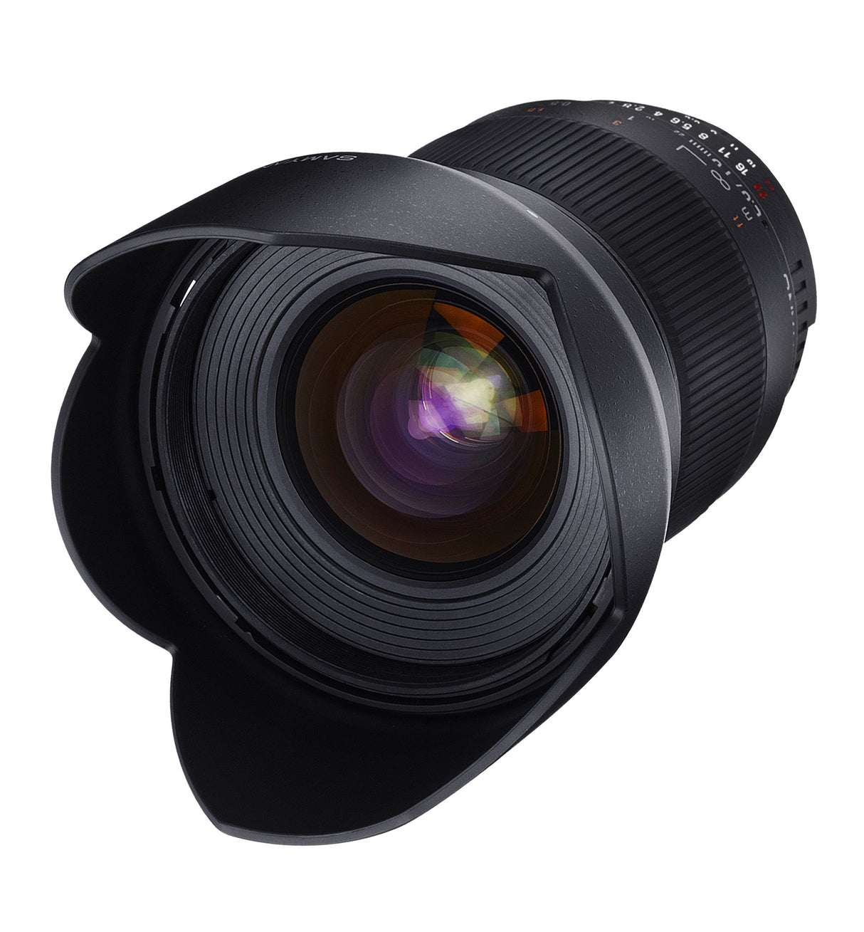 Samyang F1120705101 - Objetivo fotográfico DSLR para Sony A (distancia focal fija 16mm, apertura f/2.0 ED AS UMC CS, diámetro filtro: 77mm), negro
