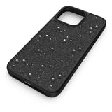 Swarovski Funda High para iPhone 14, funda para Smartphone de Cristal Negro de la Colección High de Swarovski, 15 Pro Max, Negro