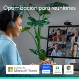 Logitech Brio 4K cámara web, videollamadas, micrófono cancelación de ruido, corrección de iluminación automática HD,Microsoft Teams, Zoom, Google Voice, Google Meet, PC/Mac/portátil/Macbook - Grafito
