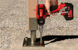 fischer - Batería recargable Fischer FSS-B - Batería (18 V, 4 Ah) con energía de iones de litio e indicador de capacidad integrada para verificar el estado de carga