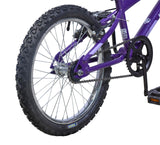 Wildtrak - Bicicleta 18 pulgadas para niños 6-8 años con frenos ajustables - Morada