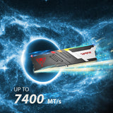 Memoria Patriot Viper Venom RGB DDR5 de 32 GB (2 x 16 GB) a 6400 MHz UDIMM para Juegos de Escritorio - Kit de Memoria PVVR532G640C32K