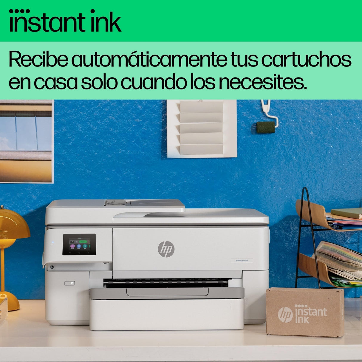 HP OfficeJet Pro 9720e - Impresora multifunción profesional de tinta, Impresión hasta A3 e impresión automática a doble cara hasta A4, Wi-Fi, 3 meses de impresión Instant Ink con HP+