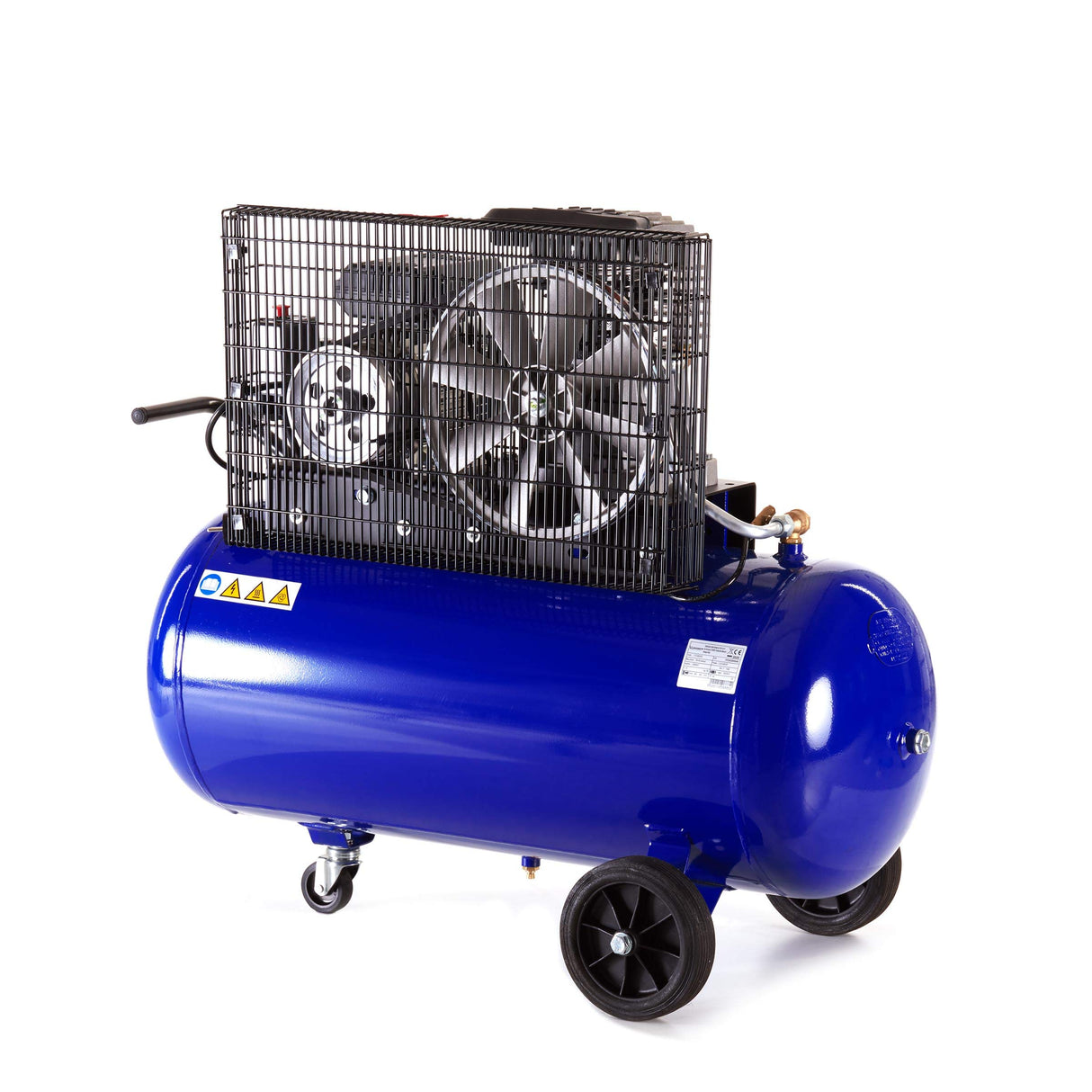 MICHELIN - Compresor de aire MB100/3 - Tanque de 100 litros - Motor de 3 cv - Presión máxima 10 bar - Flujo de aire 250 l/min - 15 m³/h