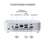 ASUS NUC 14 Pro Plus Mini PC, Procesador Intel Core Ultra 9 185H, Intel ARC Graphics, 32GB RAM DDR5, 1TB SSD, Windows 11 Home, Cable de alimentación no Incluido, Negro