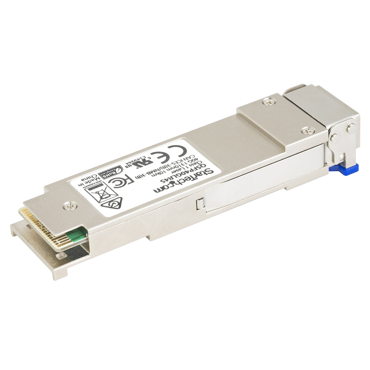 StarTech.com QSFP40GLR4S - Módulo QSFP+ Compatible con Cisco QSFP-40G-LR4-S, Color Plata