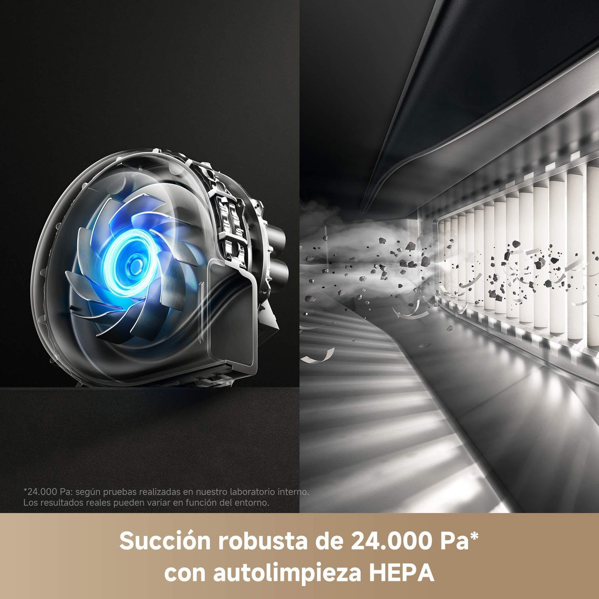 Robot Aspirateur Laveur MOVA V50 Ultra Complete -Puissance 24 000 Pa - Lavage Thermique des sols avec systeme DuoSolution