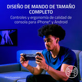 Razer Kishi V3 - Mando háptico gaming USB-C para iPhones y smartphones Android - Plug and Play - sticks analógicos antideriva (12 botones - hápticos Sensa HD - app Nexus) Negro