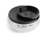 Lensbaby - Trio 28 - para Nikon Z - Diseñado Exclusivamente para cámaras sin Espejo - Ligero y Compacto - La Herramienta definitiva para los creativos