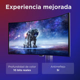 Lenovo Legion Pro 34WD-10 – Monitor Curvo Gaming WQHD 34" OLED (240 Hz, 0.03 ms MPRT, 21:9, HDMI 2.1 + DP 1.4, AMD FreeSync Premium Pro, VESA 100 x 100 mm) Soporte Inclinación/Altura/Giro – Blanco