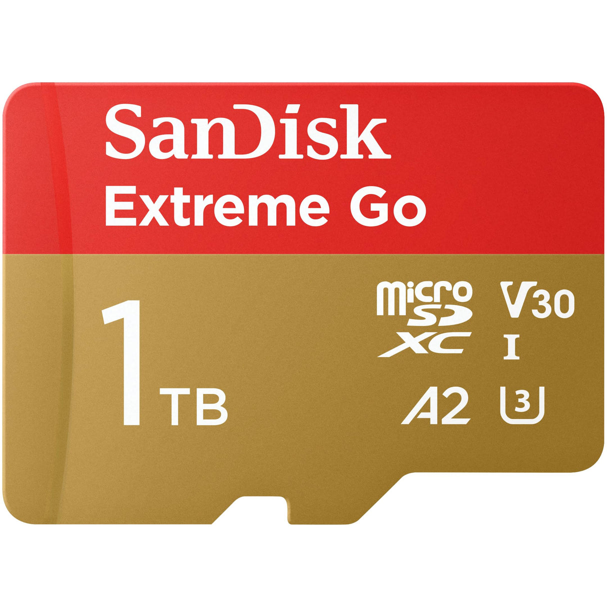 SanDisk 1TB Extreme Go Tarjeta Micro SD + Adaptador SD (para Smartphones y tabletas Android, Action Cams, Drones, UHS-I, hasta 200 MB/s, 5k, 4K UHD, V30, Rescue Pro Deluxe, Class 10, U3) para Amazon