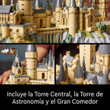 LEGO 76419 Harry Potter Castillo y Terrenos de Hogwarts, Set con Lugares Emblemáticos: Torre de Astronomía, Gran Comedor, Cámara de los Secretos y más, Maqueta de Exposición para Fans Adultos