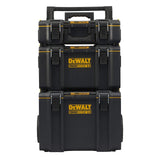DEWALT DWST83402-1, Taller modular 3en1 TOUGHSYSTEM 2.0, Robusto, 2 armarios de pequeña y mediana capacidad y 1 armario móvil de gran capacidad, IP65. Negro y amarillo