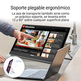 ASUS ZenScreen MB27ACF Monitor portátil de 27 Pulgadas QHD, 2560 x 1440, IPS, 100Hz, USB-C PD 70 W, Altavoces, asa de Soporte, Pinza en C, Gancho de partición, subwoofer, Audio de 2.1 Canales