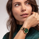 Thomas Sabo Reloj Analógico para Mujer de Cuarzo con Correa en Acero Inoxidable WA0365-264-211-33 mm