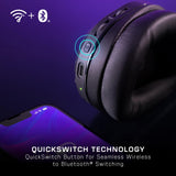 Turtle Beach Stealth 500 Negro Playstation Auriculares de Juego Inalámbricos con 40hr Batería y Bluetooth para PS5, PS4, PC y móvil