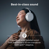 Sennheiser MOMENTUM 4 - Auriculares inalámbricos edición especial, Bluetooth para llamadas nítidas con cancelación de ruido adaptativa, duración de la batería de 60 horas, sonido personalizable, negro