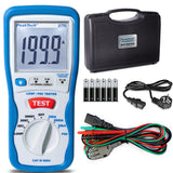 PeakTech 2715 – Probador digital de lazo PSC con pantalla LCD, probador para mediciones de impedancia, amperímetro de cortocircuito, fusible de circuito, carcasa aislada - CAT III 600 V