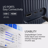 ASUS VU279CFE-B Eye Care Monitor Gaming, 27', FHD, IPS, 100 Hz, IPS, Adaptive-Sync, Puerto USB Type-C, 15 vatios Power Delivery, DisplayWidget Center, EyeCare Plus