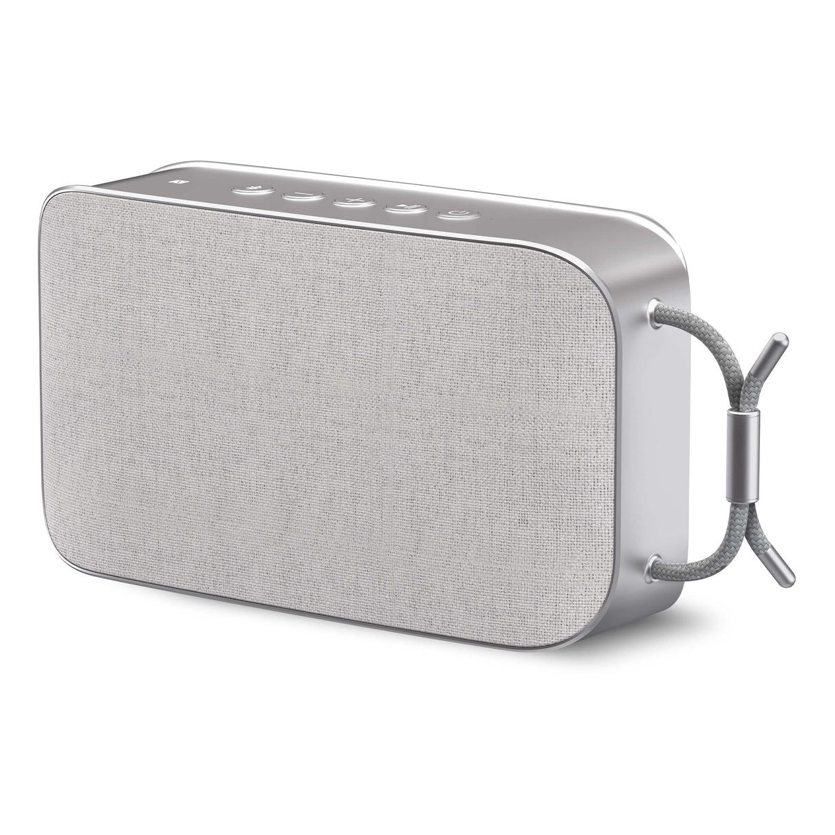 TechniSat Blupeaker TWS XL - Altavoz Bluetooth portátil (con estéreo True inalámbrico, Manos Libres, Bluetooth, 2 Altavoces estéreo de 15 W, batería, Entrada Auxiliar), Color Gris
