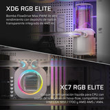 Corsair iCUE Link XH505i RX360 RGB Kit de Refrigeración Personalizada – Bloque de Refrigeración Liquida XC7 Elite, Bomba y Depósito XD6 Elite, 3 RX120 RGB, Radiador XR5 de 360 mm, System Hub - Blanco
