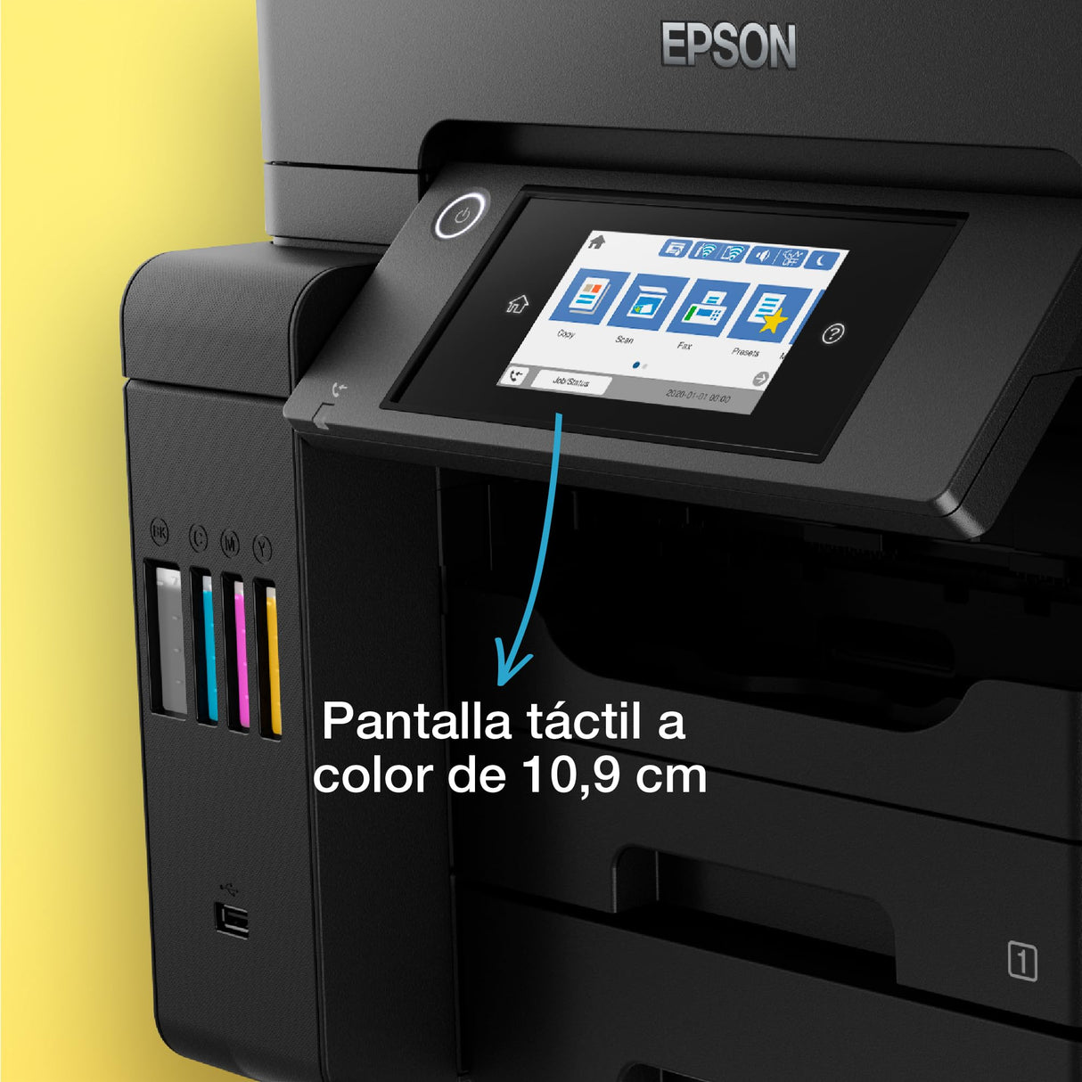 Impresora multifunción EcoTank ET-5800 A4 con depósito de tinta, conexión Wi-Fi y fax