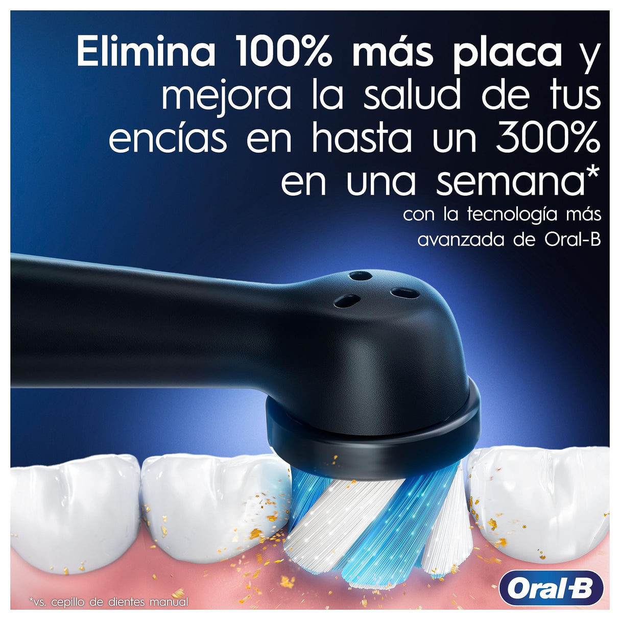 Oral-B iO 9 Cepillo de Dientes Eléctrico con Mango Recargable, 1 Cabezal, Estuche de Viaje con Cargador y Funda Magnética, Diseñado por Braun, Regalos Originales para Mujer y Hombre - Azul