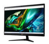 Acer Aspire C24-1800 All in One, Monitor 24" FullHD (Intel Core i5-12450H, 16GB RAM, 512GB SSD, Intel Iris Xe Graphics, Windows 11 Home) Negro, Teclado QWERTY Español y Ratón Inalámbrico