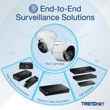 TRENDnet, TI-PG541i, Switch DIN-Rail administrado de Capa 2 PoE+ Gigabit Industrial Reforzado de 6 Puertos, 4 Puertos Gigabit PoE+ 802.3at, 1 Puerto Gigabit, 1 Ranura SFP Gigabit, Consumo de 120 W