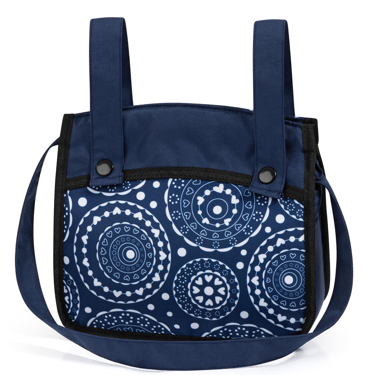 Bayer Design 17073AB Cochecito de muñeca Combi Xeo, Carro para muñecos, Bolsa, Convertible, Regulable en Altura