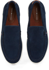 Tommy Hilfiger Mocasines Hombre Modern Light Hybrid de Ante, Azul (Desert Sky), 41