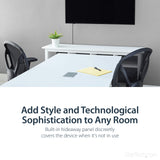 StarTech.com Caja de Conectividad de Audio y Vídeo para Mesas de Conferencia - con Entradas HDMI / VGA / DisplayPort - con Salida HDMI - 4K